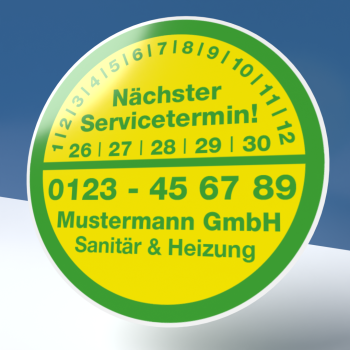 Preview: Plakette Service 4